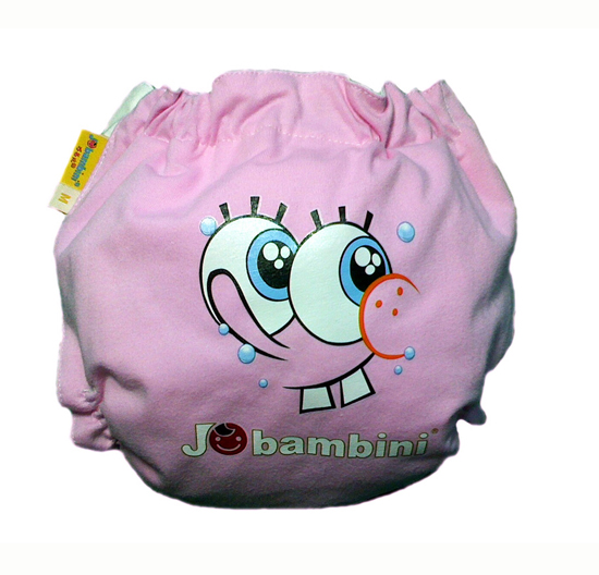 巧爸比純棉防尿褲粉色正面