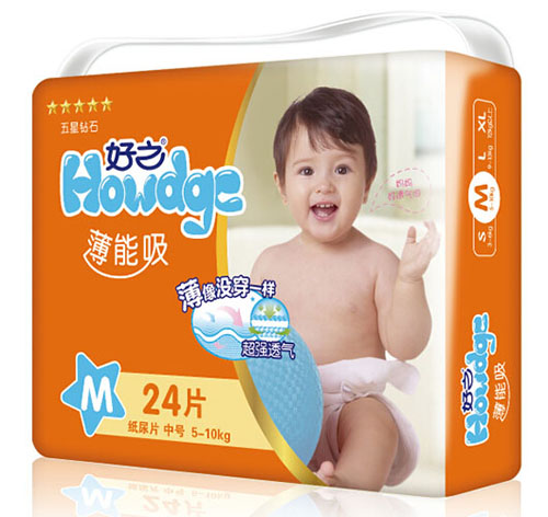 好之薄能吸嬰兒紙尿片M碼24片