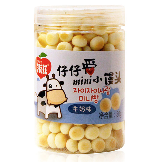 韓滋仔仔哎小饅頭牛奶味
