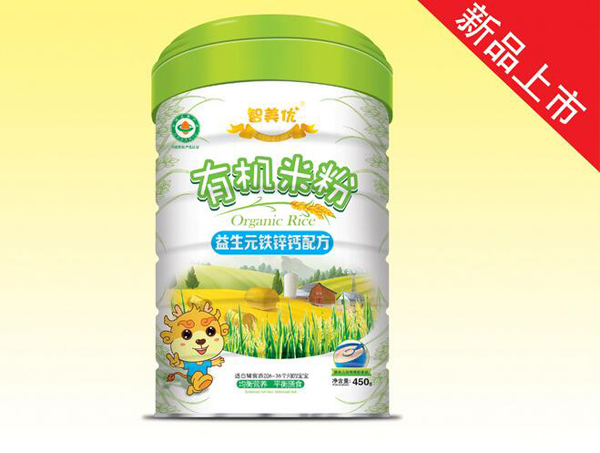 智美優(yōu)益生元鐵鋅鈣有機(jī)米粉