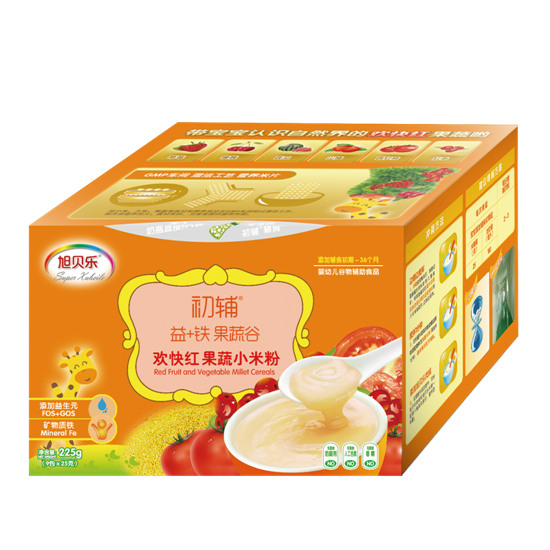 初輔歡快紅果蔬小米粉