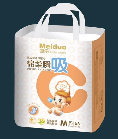 每朵綿柔瞬吸嬰兒紙尿片M碼66片黃