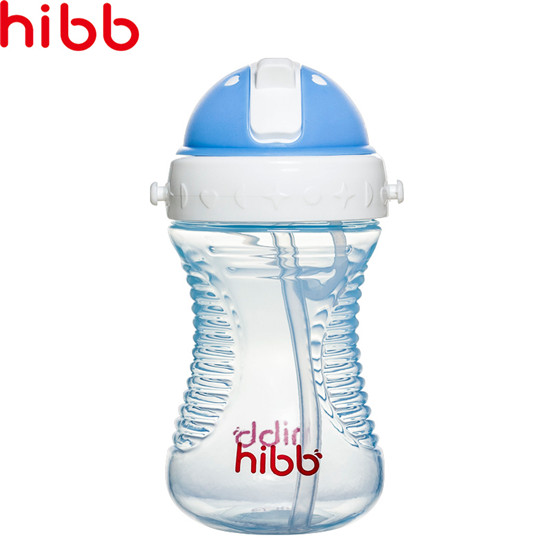 浩一貝貝學(xué)飲吸管水杯藍色
