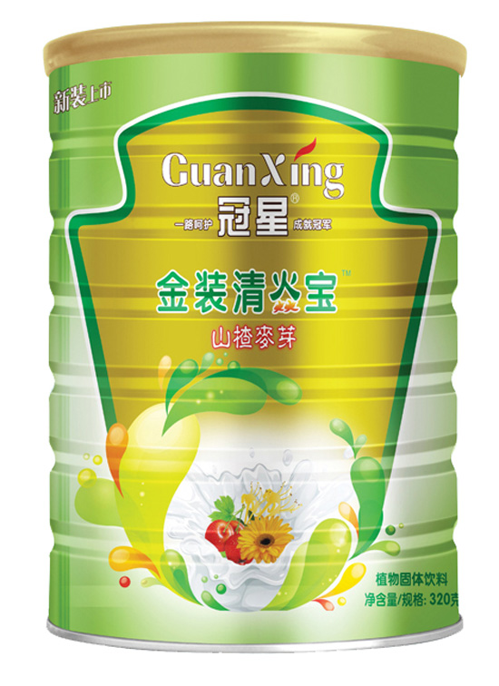 冠星山楂麥芽清焱寶320克聽(tīng)裝