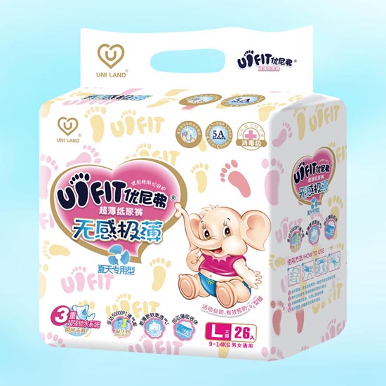 優(yōu)尼弗無(wú)感極薄嬰兒紙尿褲L碼26入