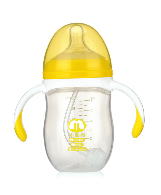 美凱蒂PP奶瓶180ML黃色