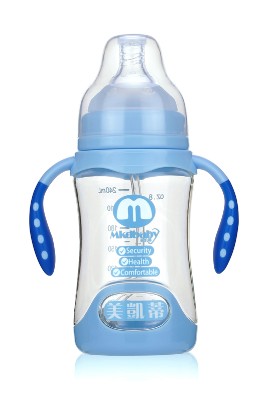 美凱蒂PA奶瓶240ML藍色