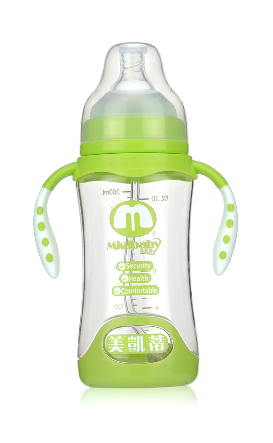 美凱蒂PA奶瓶300ML綠色