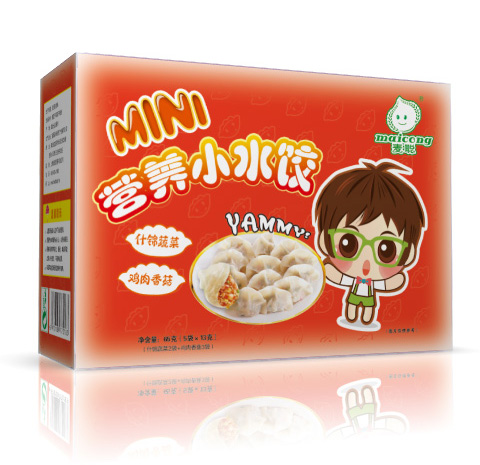 麥聰營(yíng)養(yǎng)小水餃?zhǔn)插\蔬菜+雞肉香菇1