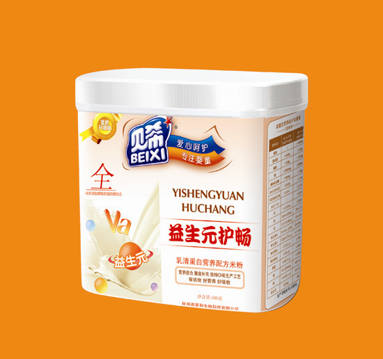 貝希乳清蛋白營養(yǎng)米粉桶裝-益生元配方