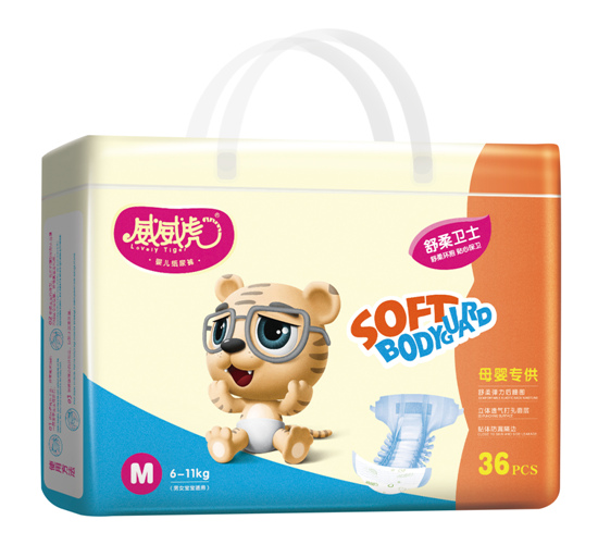 威威虎舒柔衛(wèi)士紙尿褲M(mǎn)碼36片