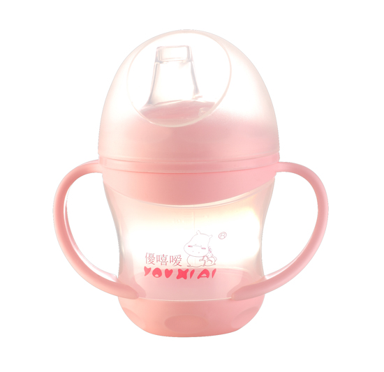 優(yōu)嘻噯鴨嘴式訓(xùn)練杯粉色