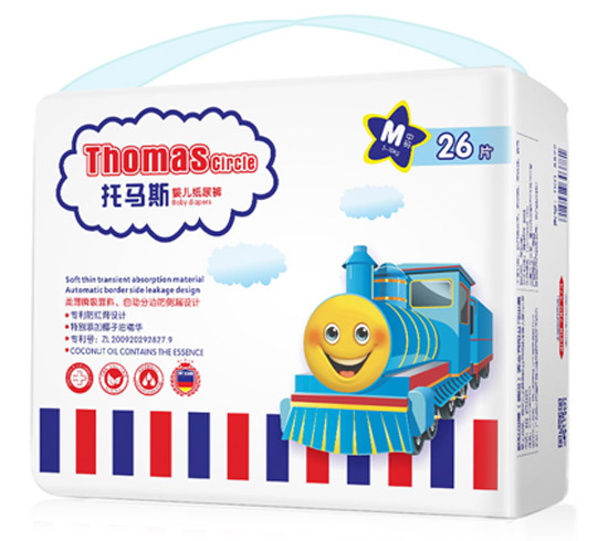 托馬斯小包紙尿褲M26片