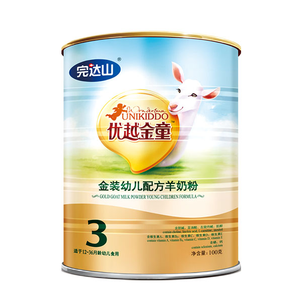完達(dá)山優(yōu)越金童金裝嬰兒配方羊奶粉(3段)