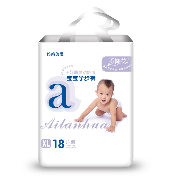 愛懶花超薄靈動(dòng)寶寶學(xué)步褲XL碼18片
