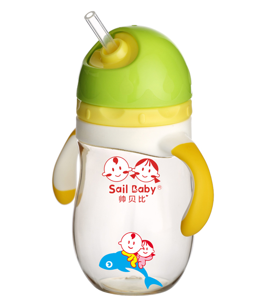 帥貝比水壺黃綠色