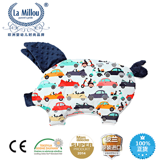 拉米洛法斗噗噗車小豬枕勇氣海軍藍