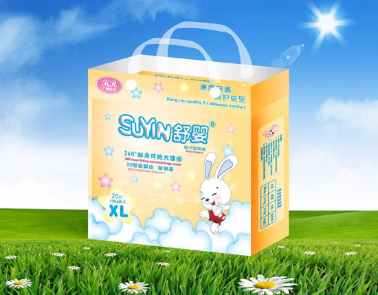 舒嬰360度貼身環(huán)抱大腰圍嬰兒紙尿褲X碼20片