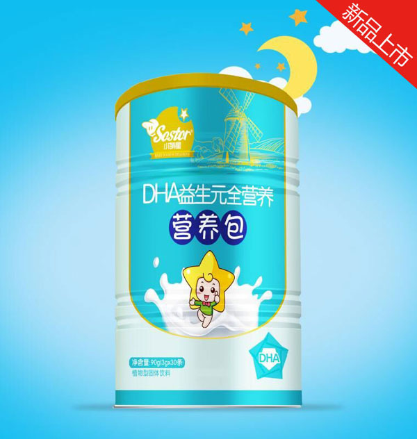 小萌星DHA益生元全營養(yǎng)營養(yǎng)包