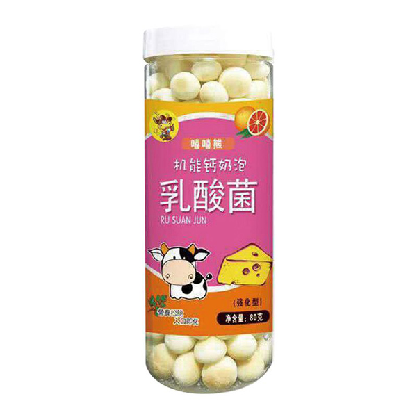 嘻嘻熊80克機(jī)能鈣奶泡(乳酸菌)