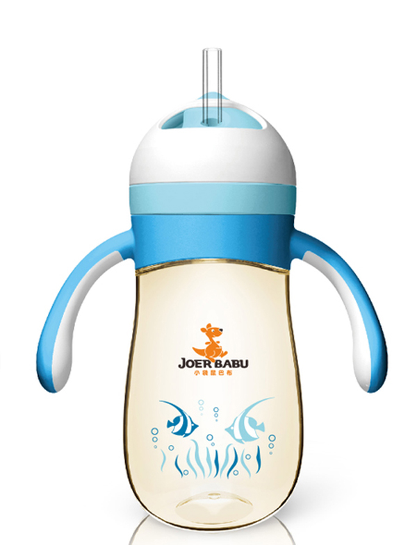 小袋鼠巴布寶寶學飲杯260ml藍色.jpg 小袋鼠巴布寶寶學飲杯260ml藍色.jpg