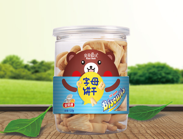 親親最優(yōu)字母餅干蛋奶味
