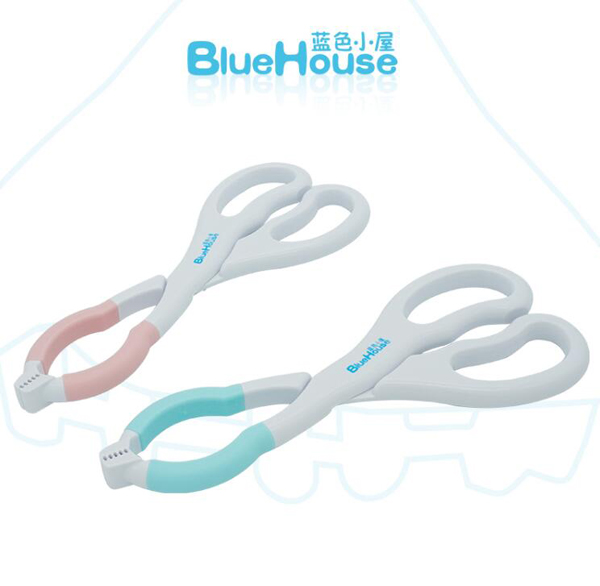 藍色小屋雙色奶瓶夾