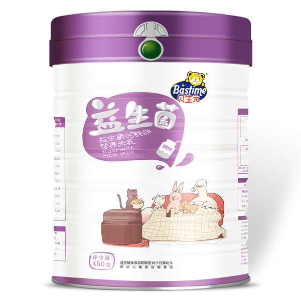 貝生元益生菌鐵鋅鈣營(yíng)養(yǎng)米乳聽裝