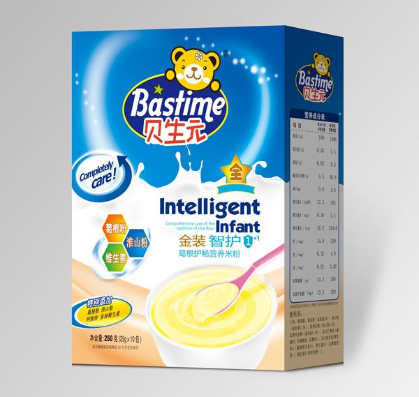 貝生元金裝智護(hù)1+1葛根護(hù)腸營(yíng)養(yǎng)米粉盒裝