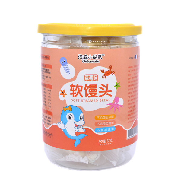 海底小縱隊(duì)軟饅頭草莓味