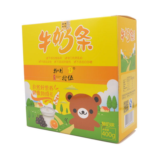 捌月拾伍酸奶味牛奶條400g