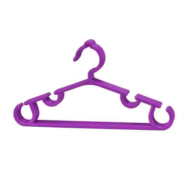 邦貝小象防風(fēng)晾衣架紫色