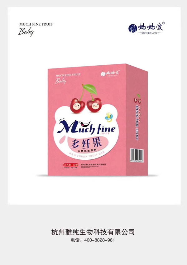 媽媽愛多纖果山楂味水果條