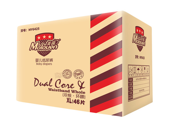 美茵雙核環(huán)腰嬰兒紙尿褲XL46箱裝.jpg 美茵雙核環(huán)腰嬰兒紙尿褲XL46箱裝.jpg