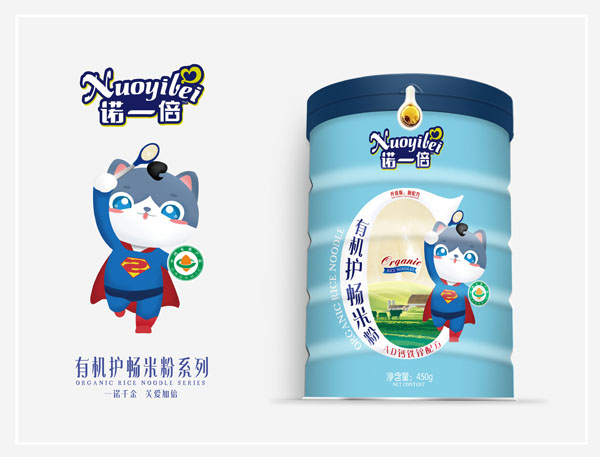 諾一倍有機護暢米粉-AD鈣鐵鋅配方 桶裝