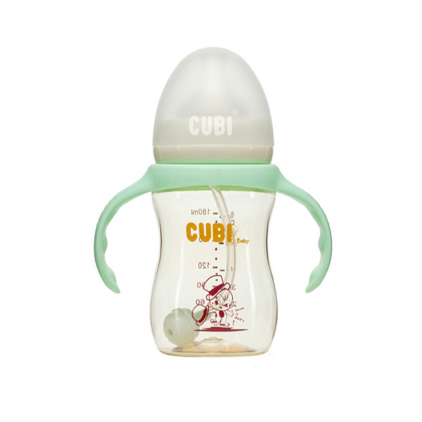 CUBI時尚系列PPSU清新綠奶瓶180ML