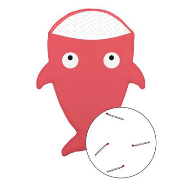西班牙baby bites 鯊魚睡袋 珊瑚色.jpg 西班牙baby bites 鯊魚睡袋 珊瑚色.jpg