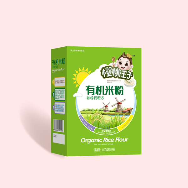 櫻桃王子有機米粉-鐵鋅鈣配方 盒裝