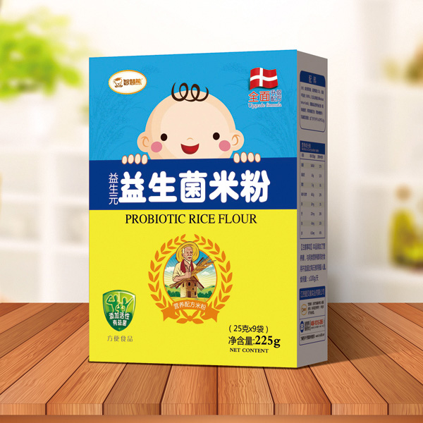 智慧熊益生元益生菌米粉 盒裝