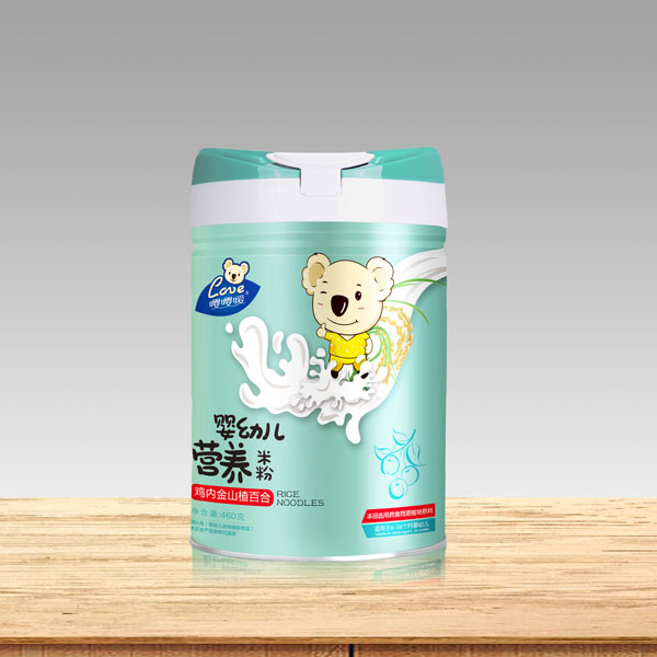 嚶嚶噯嬰幼兒營養(yǎng)米粉-雞內(nèi)金山楂百合 罐裝