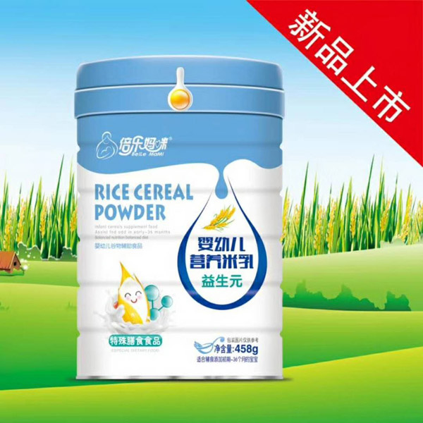 倍樂媽咪嬰幼兒營(yíng)養(yǎng)米乳罐裝-益生元