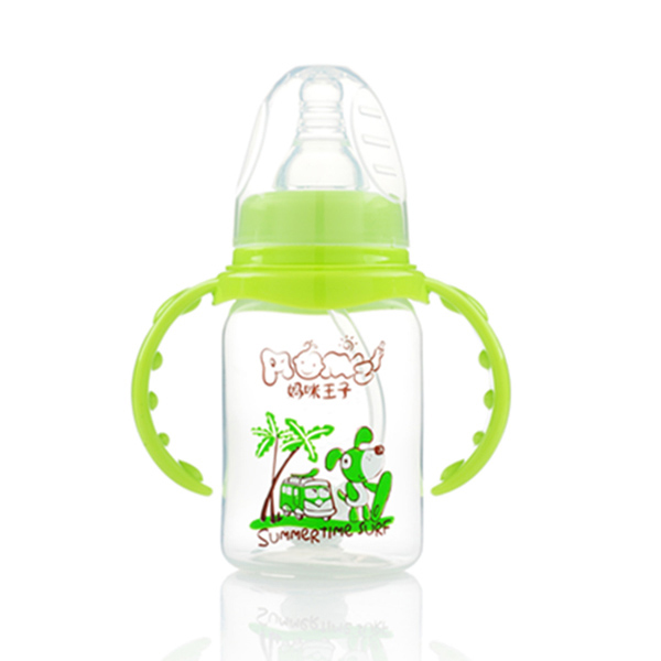 媽咪王子PP標(biāo)口自動(dòng)吸120ml奶瓶 綠色