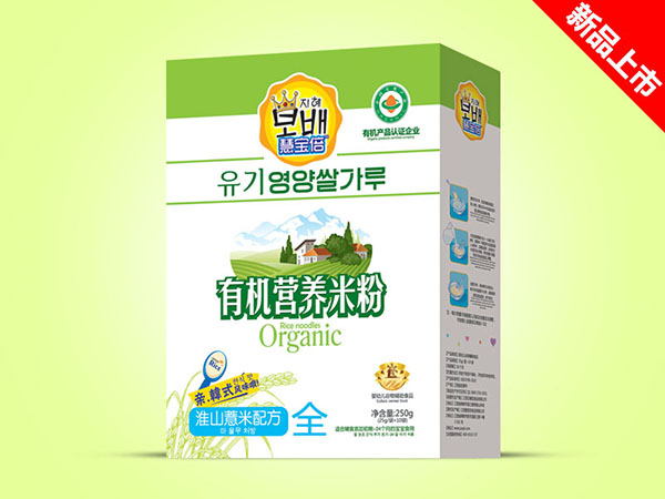 慧寶倍有機營養(yǎng)米粉盒裝-淮山薏米