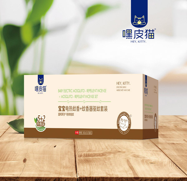 嘿皮貓電熱蚊香+蚊香器驅蚊套裝