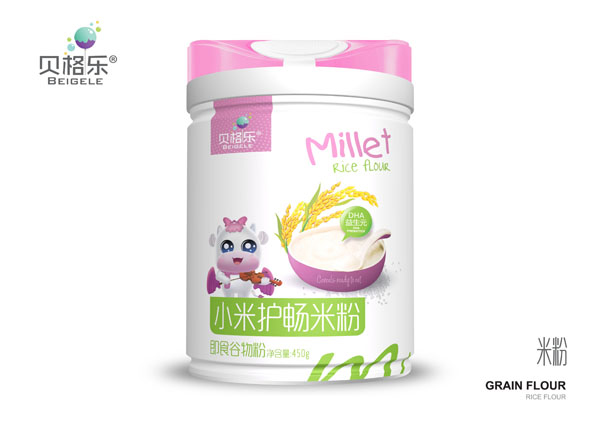 貝格樂(lè)小米護(hù)暢米粉-DHA益生元 聽(tīng)裝