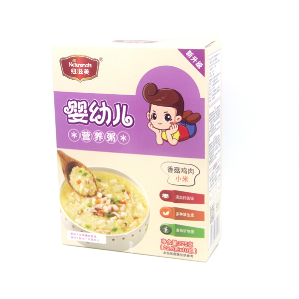 紐滋美嬰幼兒營(yíng)養(yǎng)粥-香菇雞肉小米