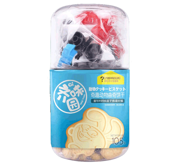 齊味園奇趣動(dòng)物曲奇餅干 105g.