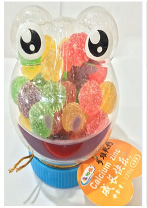 鑫納福軟糖青蛙造型 成長快樂