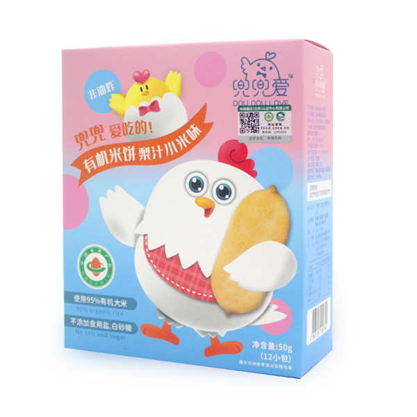 兜兜愛(ài)有機(jī)米餅 梨汁小米味