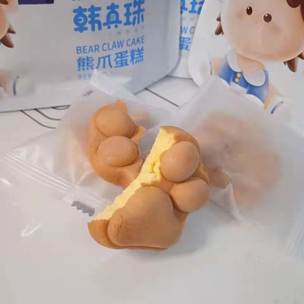 韓真珠熊爪蛋糕貓爪蛋糕88g袋寶寶休閑零食充饑營養(yǎng)早餐糕點1.jpg
